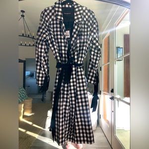 Gingham Trenchcoat